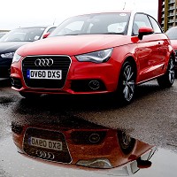 Buyers like high-end used cars